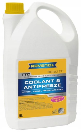 RAVENOL TTC Protect C11 концентрат для охладителей 5л