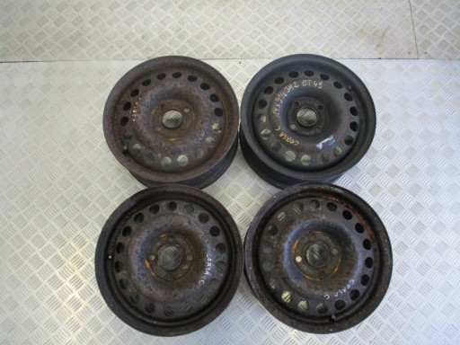 14” СТАЛЬНЫЕ ДИСКИ В СБОРЕ OPEL CORSA C 5.5 J ET49