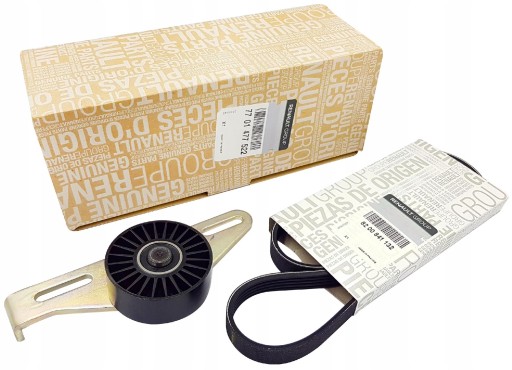 7701477522 - DACIA DOKKER LOGAN 1.6 НАТЯЖИТЕЛЬ КОМПЛЕКТ + РЕМЕНЬ OE