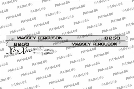 MF8250 - НАБОР НАКЛЕЕК MASSEY FERGUSON 8250 XTRA