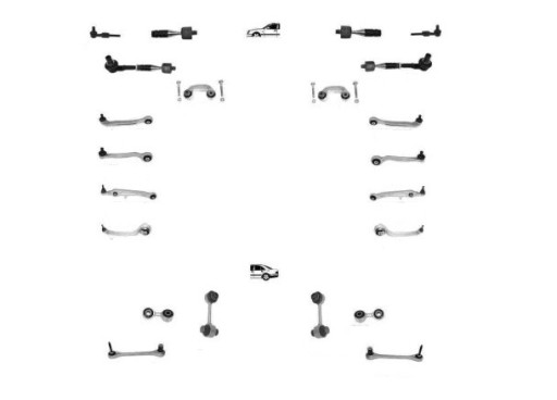 27084 02 - Комплект подвески рычага подвески audi a8 d3 lemforder задняя