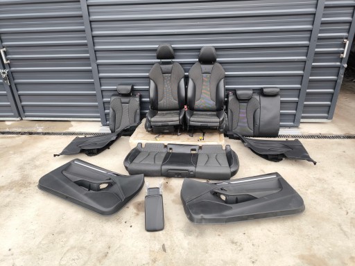 Sitz Sitze KOMPLET AUDI A3 8V 3-Tür Leder+MATERIAL S LINE *2 !!!