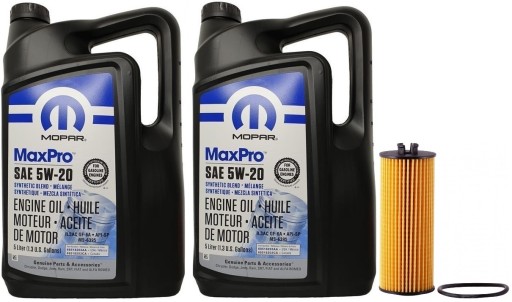 MOPAR 5W20 10L + ФІЛЬТР MO-744 JEEP RAM 3.6