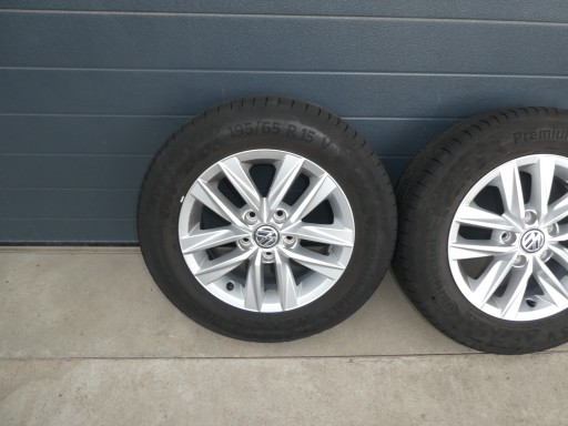 4X CERCHI DI ALLUMINIO CERCHI RUOTE PNEUMATICI, GOMME VW CADDY 2K5601025D 195/65/15 2021/2018R