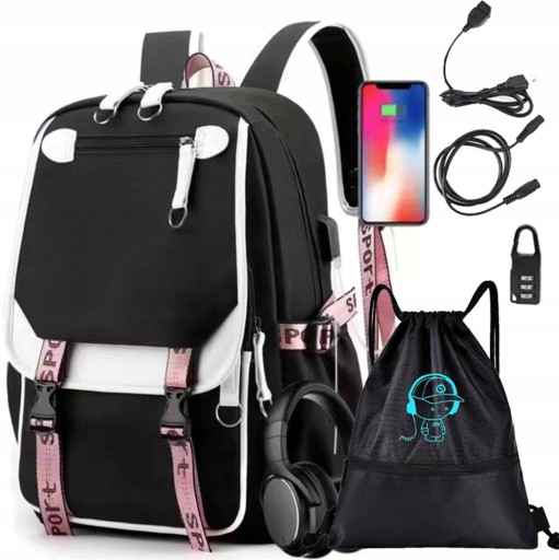 РЮКЗАК ШКІЛЬНИЙ ДЛЯ ШКІЛЬНИКА ЮСБ комплект