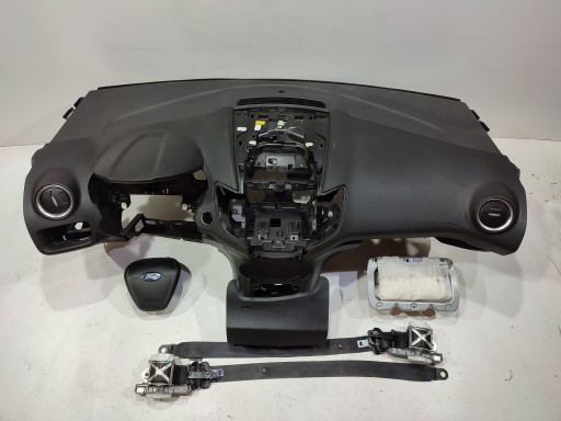 FORD FIESTA MK7 ДОШКА КОНСОЛЬ ПОДУШКА БЕЗПЕКИ РЕМЕНІ