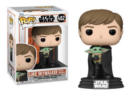 Luke Skywalker with Grogu 482 Star Wars Funko POP!
