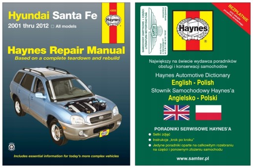 Hyundai Santa Fe 2001-12 руководство по ремонту Haynes