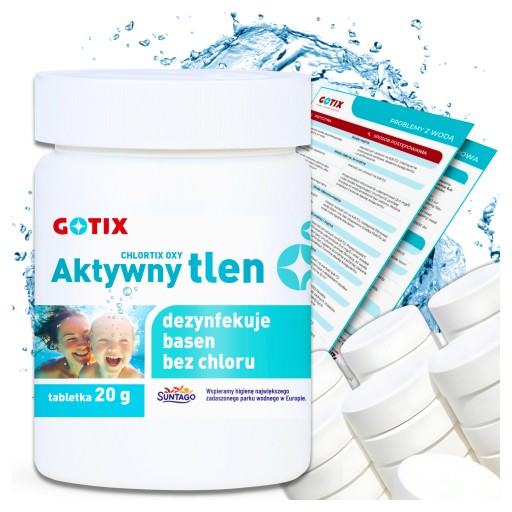 Aktivní kyslík do bazénu Jacuzzi SPA Bazénová chemie bez chloru Tablety 500 g