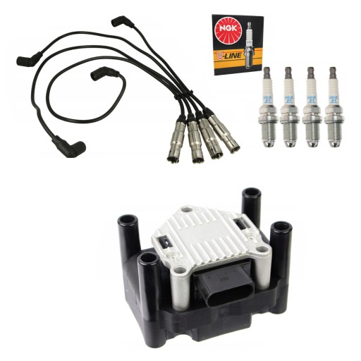 3045 - Котушки дроти свічки запалювання audi a3 8l1 a4 b5 b6 b7 1.6
