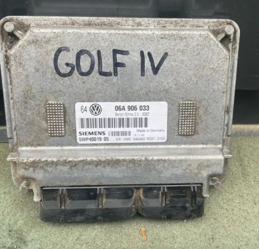Компьютерный контроллер двигателя vw golf iv 06a906033 5wp4001905