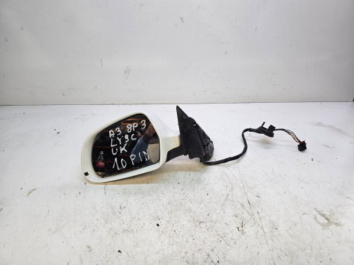 mirror left front AUDI A3 8P LIFT 8P3 LY9C 10-PIN UK