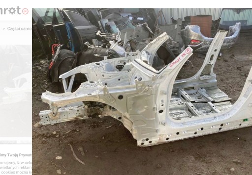 150028291991 - BMW G20 G21 ЧЕТВЕРТЬ ЛЕВАЯ РАМА