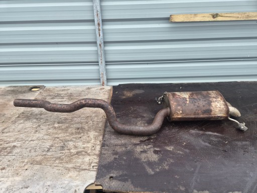 VW T5 2.5 TDI exhaust pipe koncowy 4X4 4MOTION