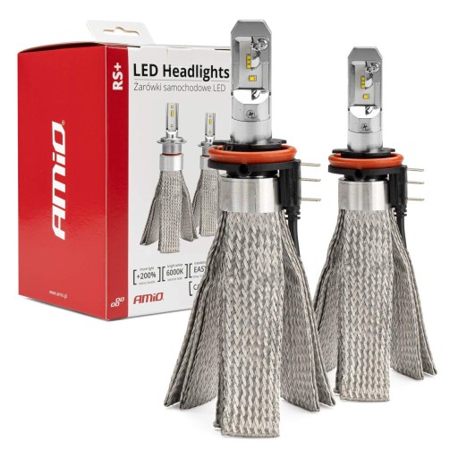 СВЕТОДИОДНЫЕ АВТОМОБИЛЬНЫЕ ЛАМПЫ RS+ СЕРИИ H15 50W SLIM