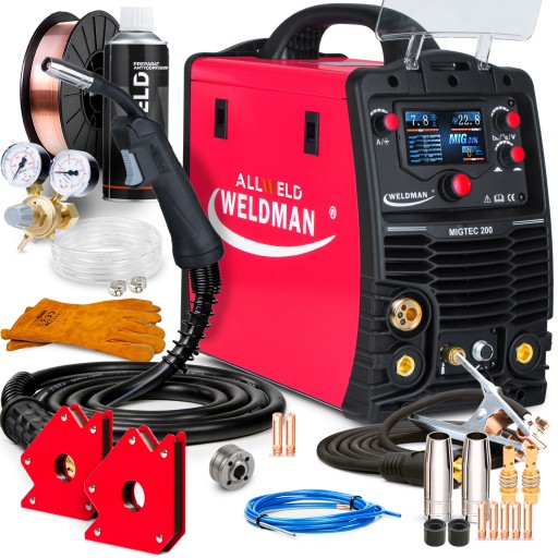 ЗВАРЮВАЛЬНИЙ АПАРАТ MIG MAG MMA TIG DC 200A 230V
