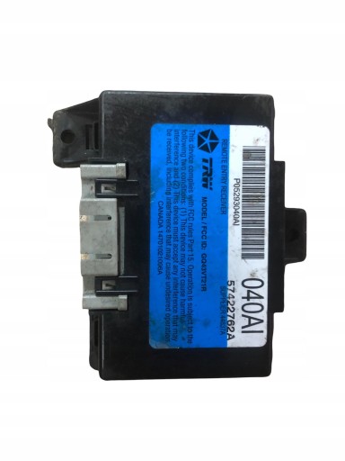 Модуль безключового доступу dodge neon p05293040