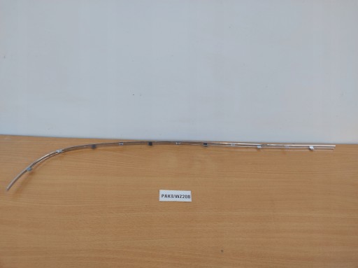 MERCEDES E-KLASA W210 210 LINKS LEISTE SCHUTZLEISTE CHROM DER STOSSSTANGE HECK PAK8/WZ208