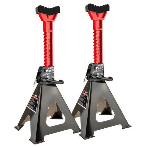 ДОМКРАТЫ ДЛЯ МАСТЕРСКОЙ 6Т ПОД АВТОМОБИЛЬНЫЕ СТОЙКИ, ОХРАННЫЕ, 2 ШТ. + РЕЗИНА