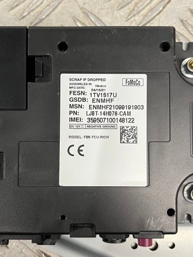 Модуль ford mustang mach e 2023 lj8t-14h076-cam