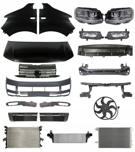 Inny526 - Фольксваген Каравелла 15- БАМПЕР РЕМЕННИЙ КАПОТ