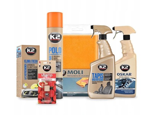 K2 косметика для салону автомобіля комплект деталізація