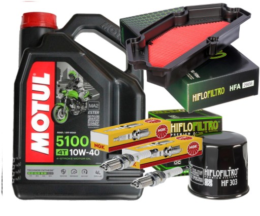 НАБІР MOTUL ФІЛЬТРИ СВІЧКИ KAWASAKI ER-6N ER-6F EX