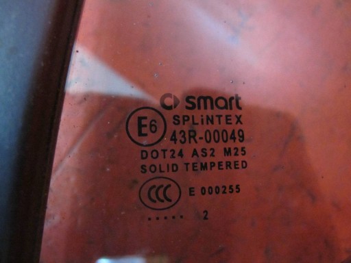 SMART ForTwo 2 II 451 COUPE 07-14 window door left small A4517200157