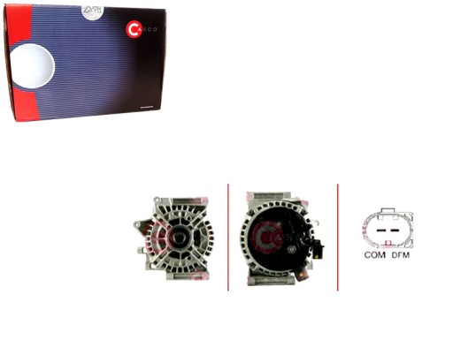 CASCAL10158AS(iMOTO) - Генератор 12в 200а каско + шоферські речі #37