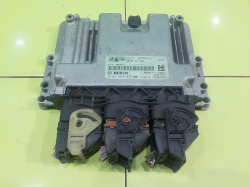 AV21 12A650 - Ford fiesta mk7 1.6 tdci 11r контроллер двигателя av21-12a650-hj 0281018079