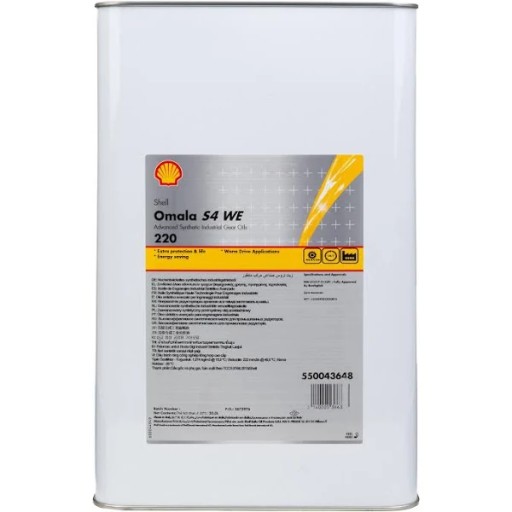 Трансмиссионное масло shell omala s4 we 220 20 литров