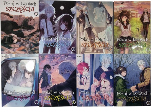 Zdjęcie egzemplarza: Pokój w Kolorach Szczęścia Tomy 1-8 / Manga / Hakuri