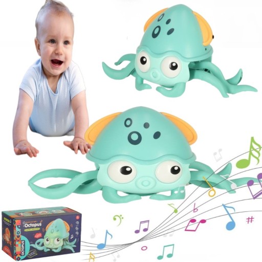 Інтерактивна звукова музика повзаючого восьминога
