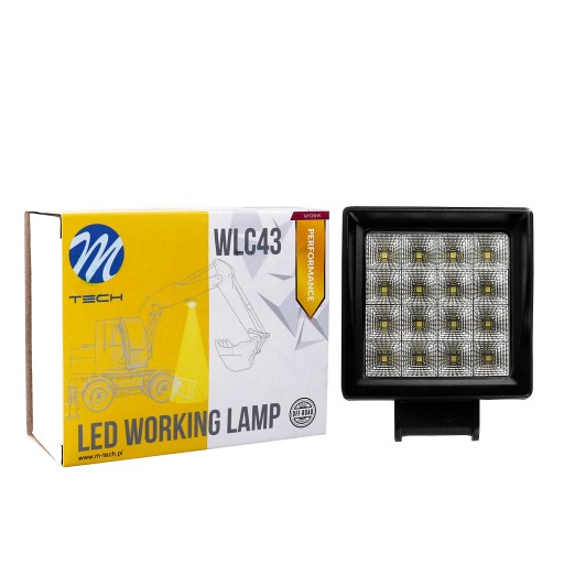WLC43 - CREE LED галогенна робоча лампа 48W 12-24V 2500LM