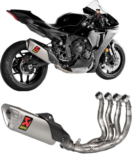 S-Y10R15-APLT - Глушник вихлопної труби Akrapovic YAMAHA YZF-R1 / M 2015-2022