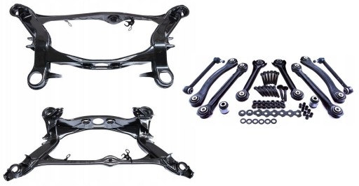 ST.RZ.ME.124+WAHACZE, ST.RZ.ME.124+WAHACZE - Рама балка сани візок поперечні важелі мерседес w124 88-95р