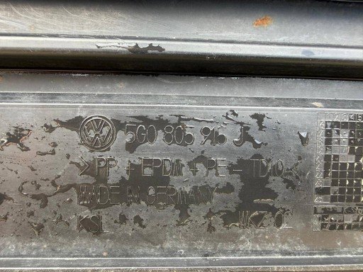Vw Golf 7 VII 17- spoiler bumper front front