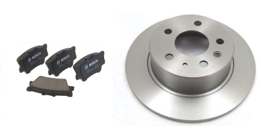 0 986 - ДИСКИ КОЛОДКИ BOSCH ЗАДНЯ HONDA ACCORD VIII З 2003 РОКУ