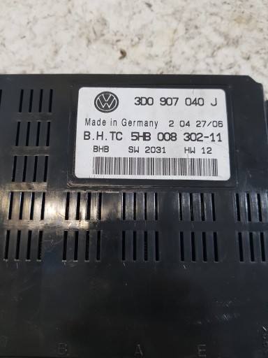 Centralina modulo CLIMATIZZATORE ARIA CONDIZIONATA VOLKSWAGEN PHAETON 3D0907040J