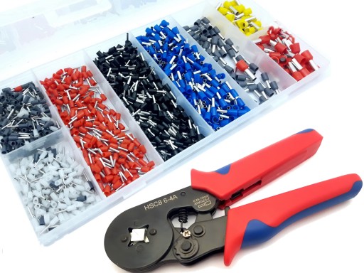 Набор наконечников для кабеля 1200 шт.