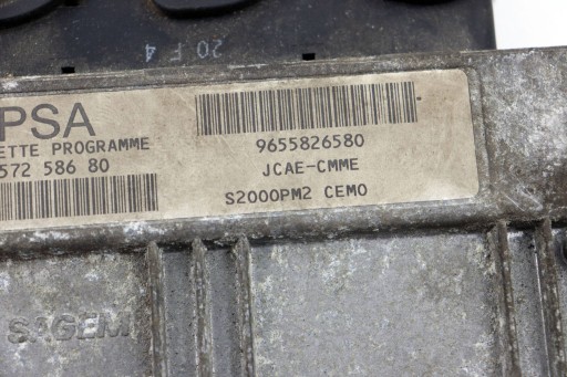 CITROEN XSARA PICASSO computer Centralina Motore 9655826580 9657258680
