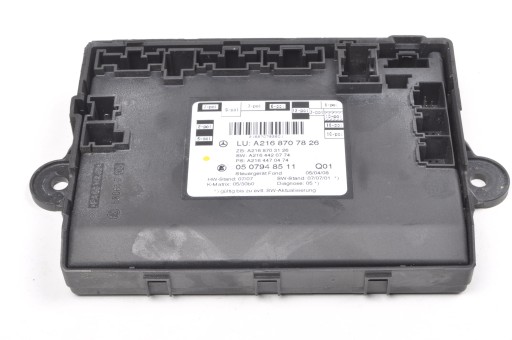 Модуль контролера mercedes s class w216 a2168707826