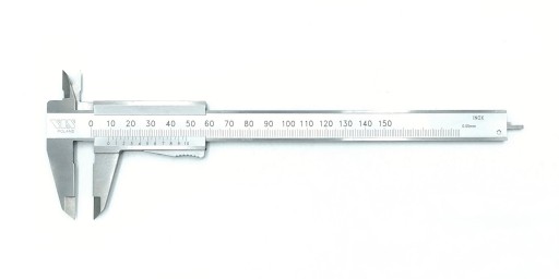 Аналоговый штангенциркуль VIS 150/0,05 мм, большие цифры