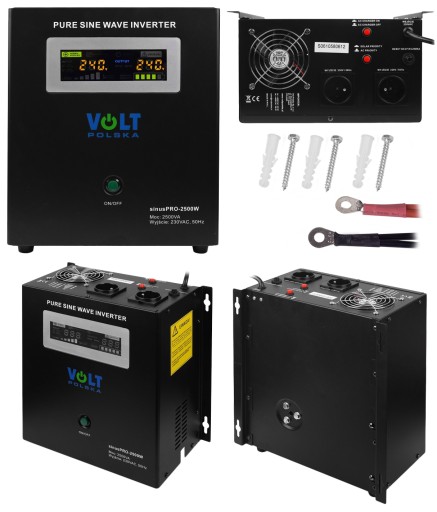 2× блок живлення ups volt poland 3sp250024w 2500 va 1800 w