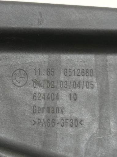 tank ZASOBNIK of pressure 8512680 Bmw X6 and (2009-2014) E71