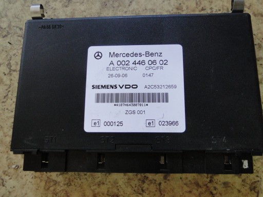 A0024460602 - Контроллер mercedes cpc/fr 0024460602