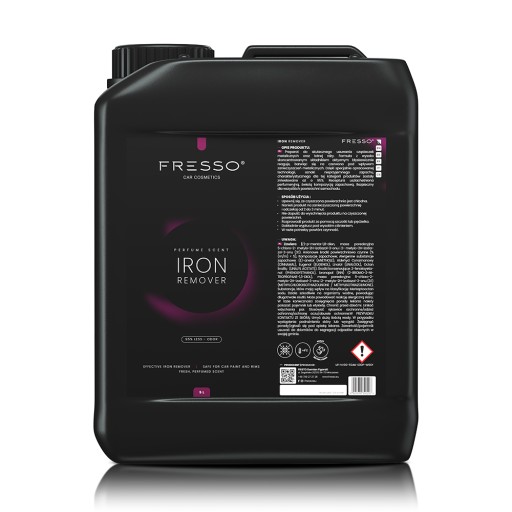 Fresso Iron Remover 5L Usuwa zanieczyszczenia metaliczne i lotną rdzę