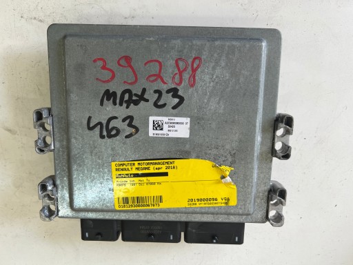 RENAULT MEGANE 1.5 K9KF6 A2C12510107 237107137R 237101987S Computer ORYGINA