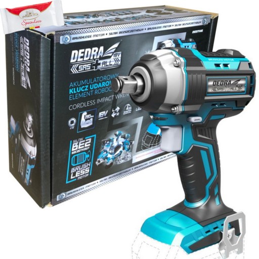 Ударний гайковерт 18V Батарея 280Nm DEDRA SAS+ DED7146