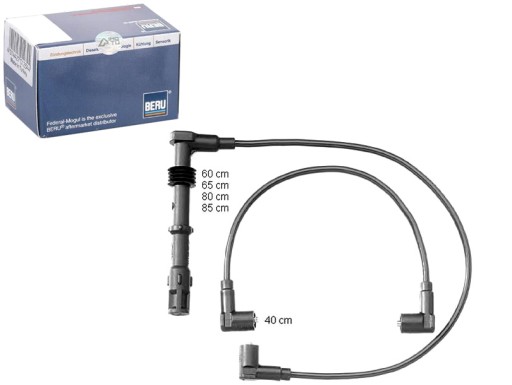 BERZEF1148(iMOTO) - Кабели зажигания seat cordoba 2.0 16v 96- beru + комплект водителя №37